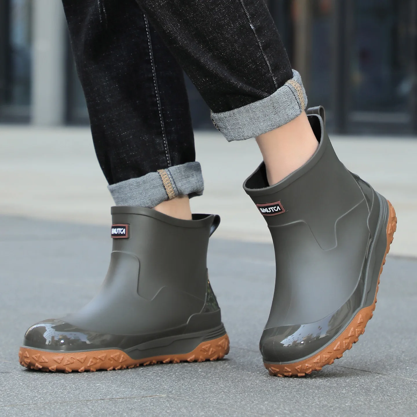 Men'S Shoes Water Resistant - Wasserdichte Angel-Wasserschuhe für Herren, wasserdichte Regenstiefel,