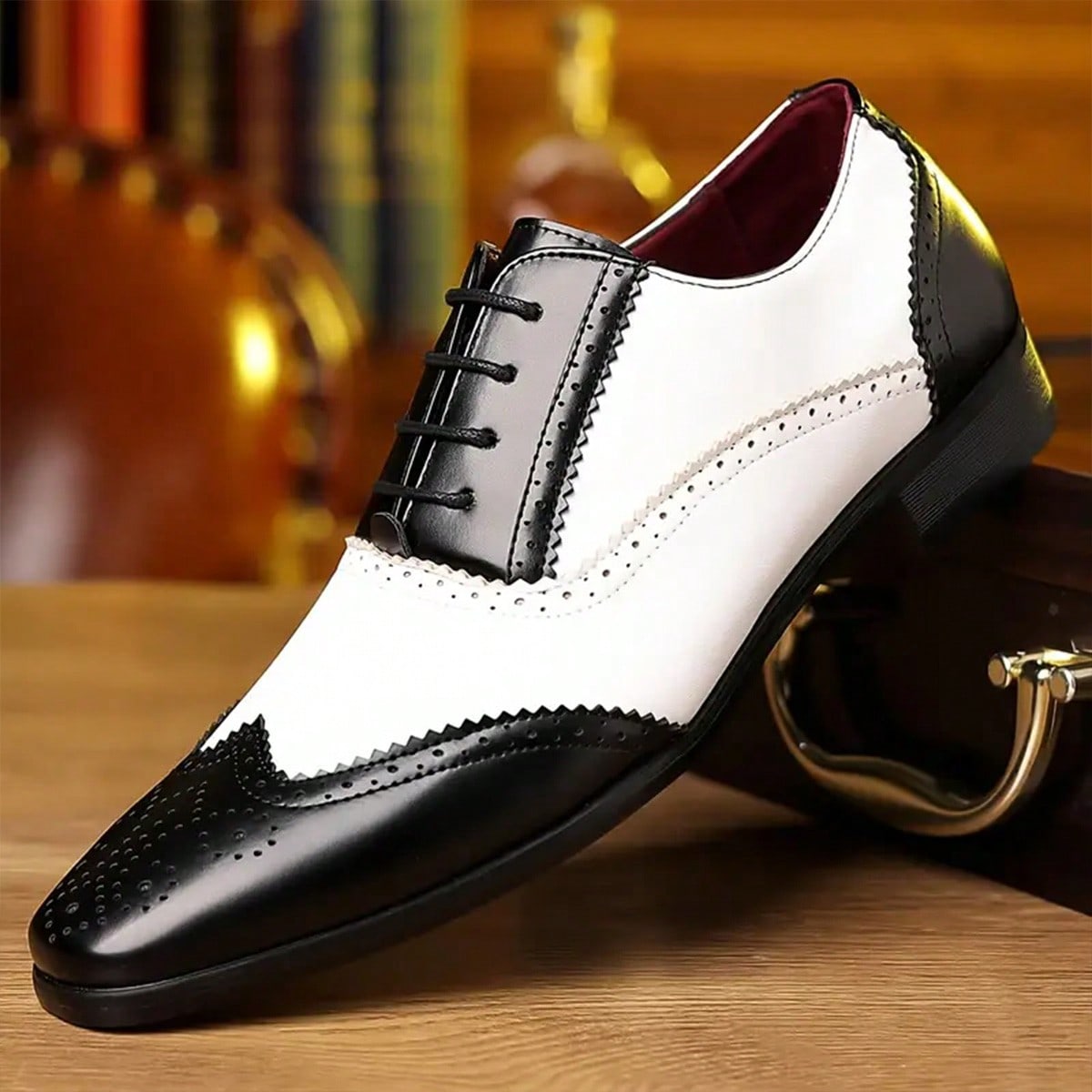 Men'S Shoes Smart - Herren-Schnürschuhe für formelle Anlässe, klassische Oxford-