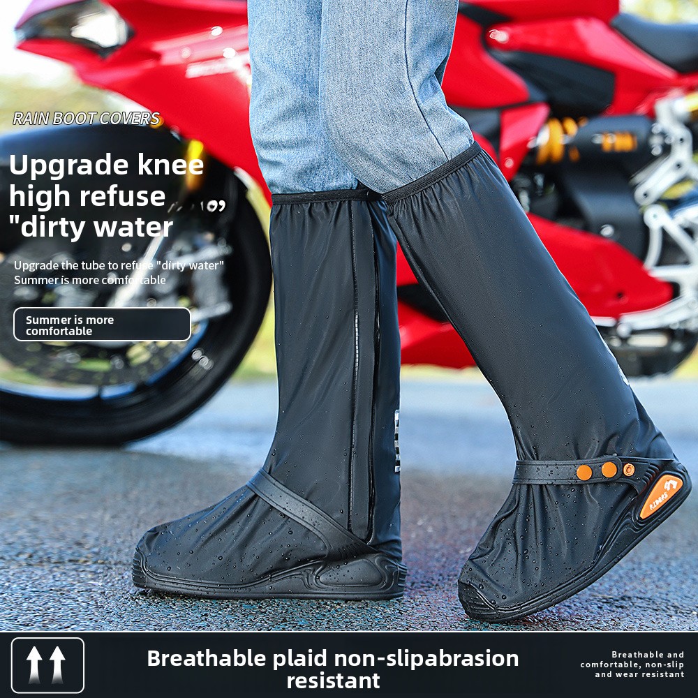 Men'S Shoes Water Resistant - Regenschuhüberzug, wasserdicht, verdickt, verschleißfest, rutschfest, regen-