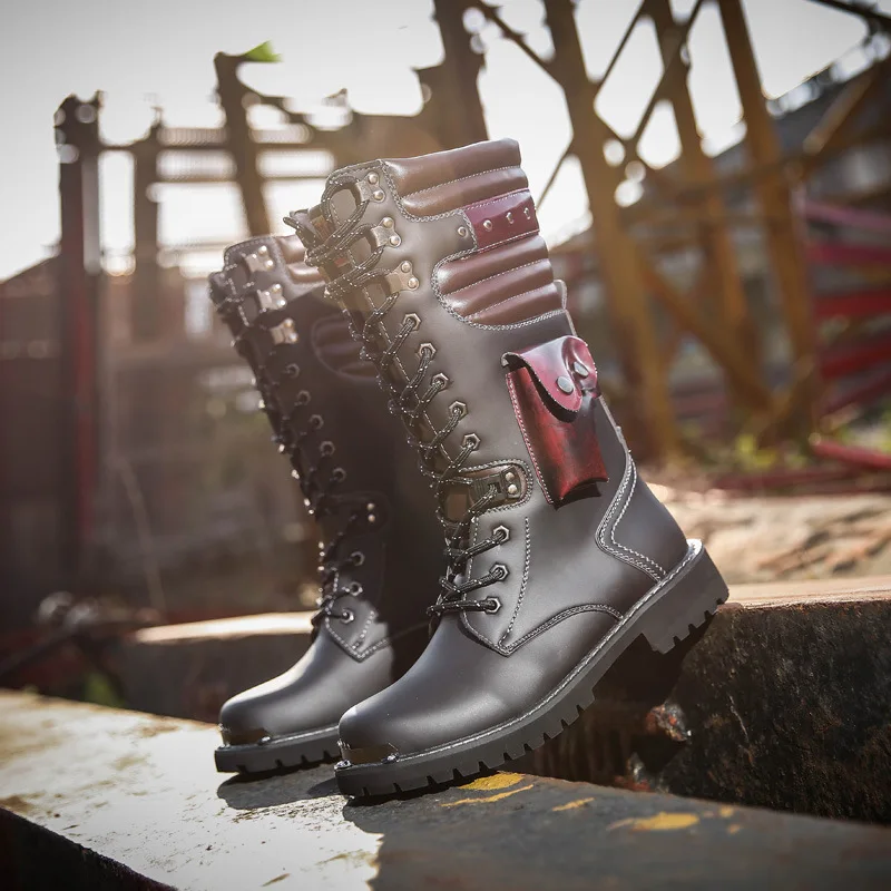 Männer Kniehohe Leder Stiefel  – Men'S Shoes Hey Dude Bewertung und Preis