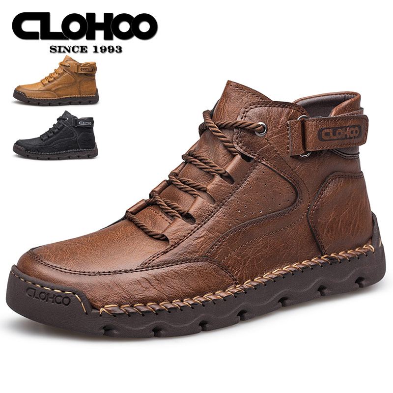 CLOHOO Handgenähte Herrenschuh – Men'S Shoes Hey Dude Bewertung und Preis